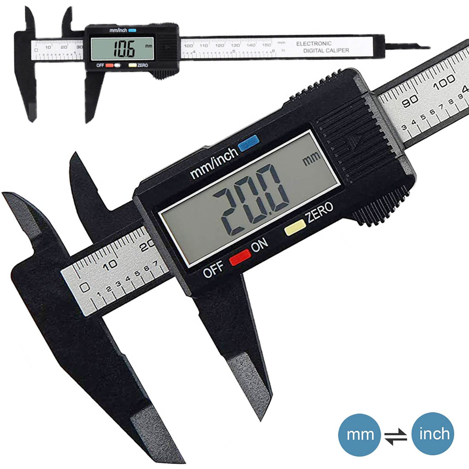 Digital Caliper 150Mm Stainless Steel - Kaliper Digital elektronik 150mm 100mm, alat