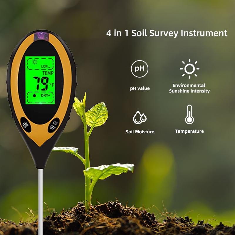 Ph Meter Digital Water Tester - Alat Ukur PH Tanah, Pengukur Kelembapan