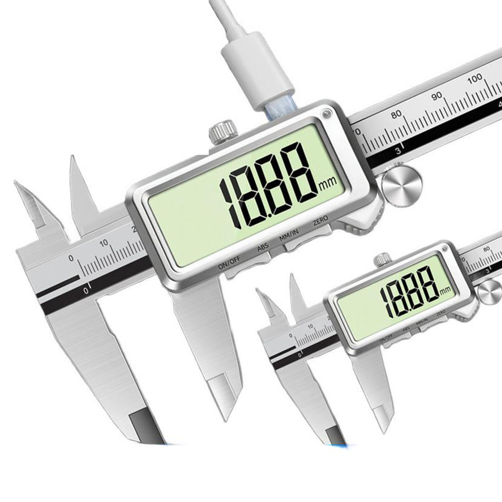 Digital Caliper 150Mm Stainless Steel - Kaliper Vernier Digital yang Dapat Diisi
