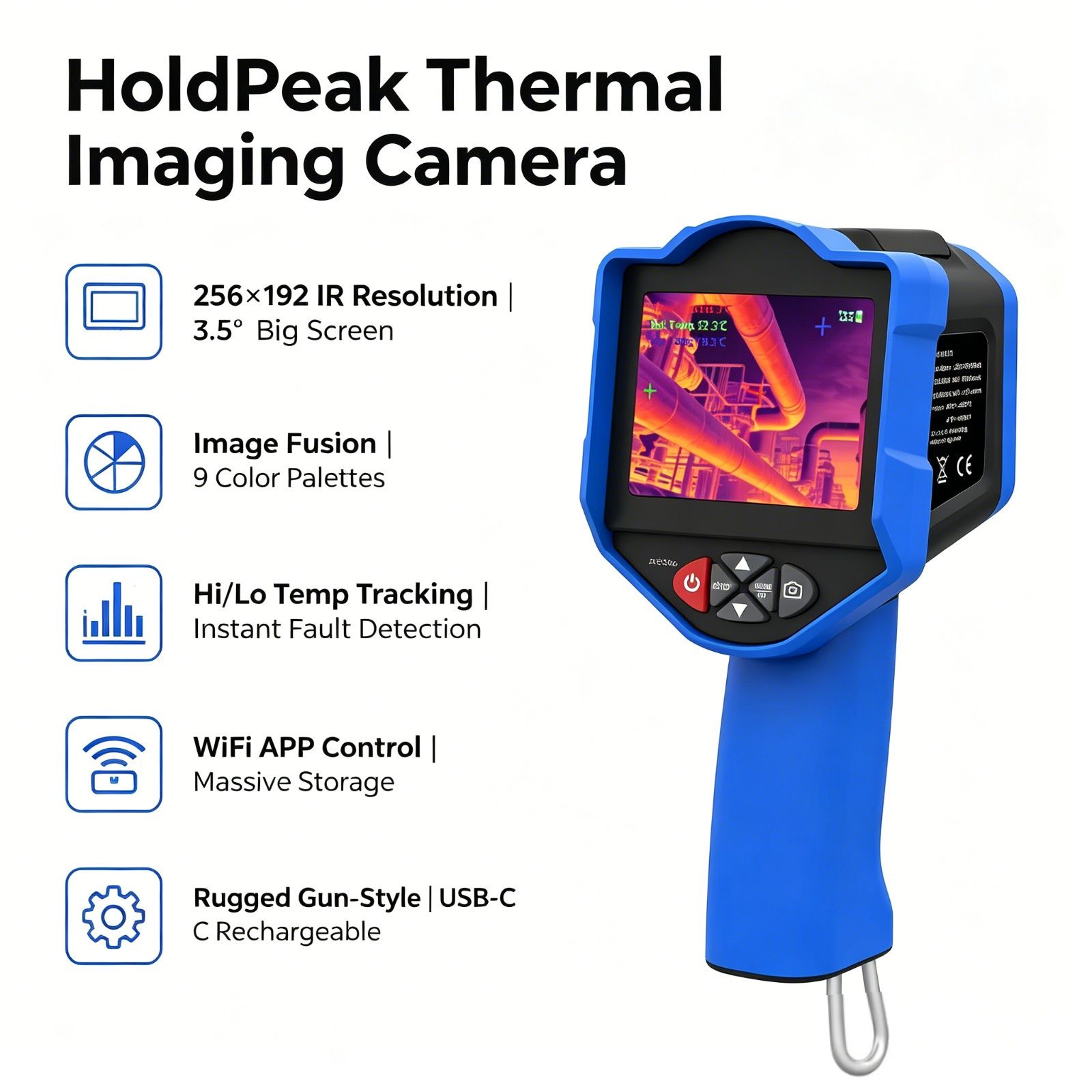Thermal Imaging Camera Pcb Repair - Kamera Termal HoldPeak 256 x 192