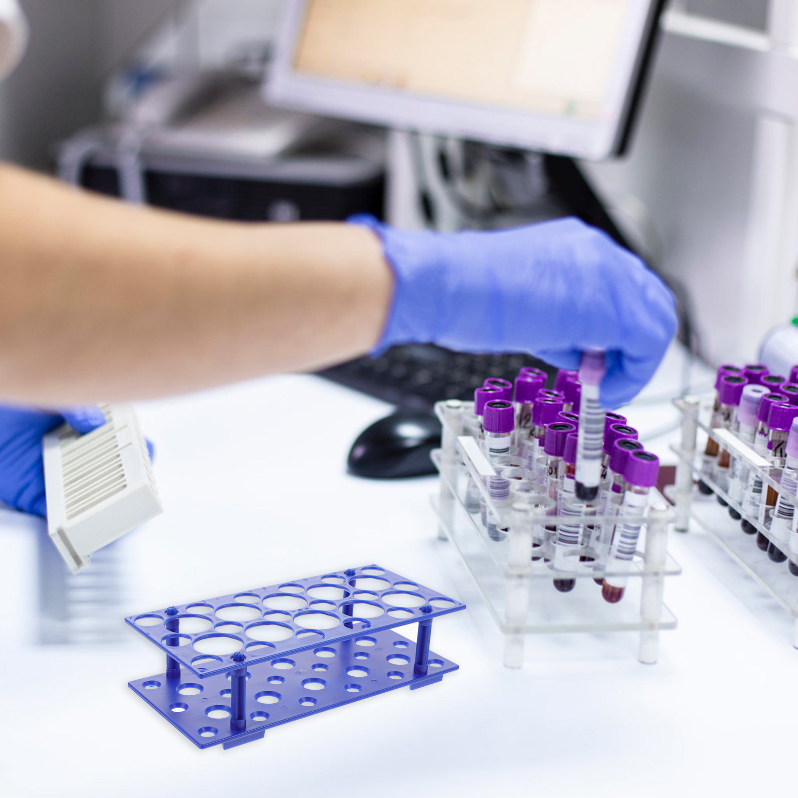 2 buah Rak Penyusun Tabung Rea - Lab Equipment ulasan dan harga