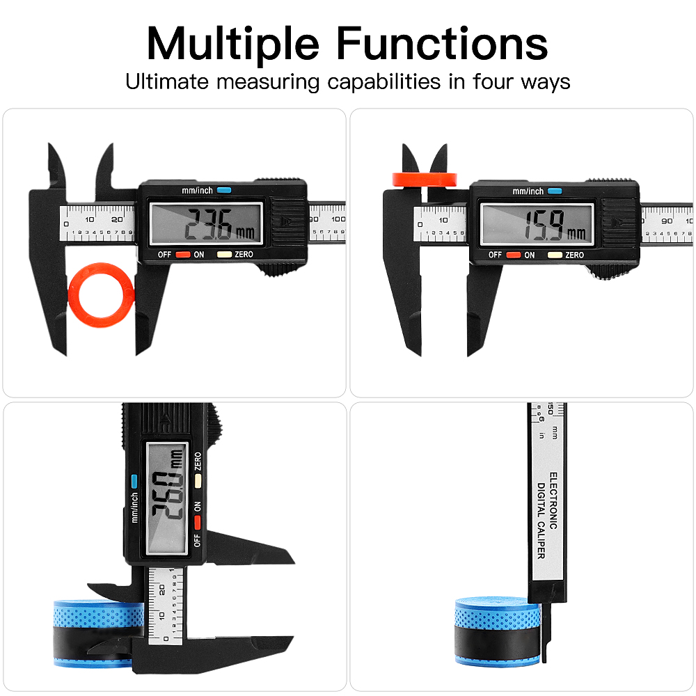 Kaliper Digital elektronik 150 - Digital Caliper 150Mm Stainless Steel ulasan dan harga