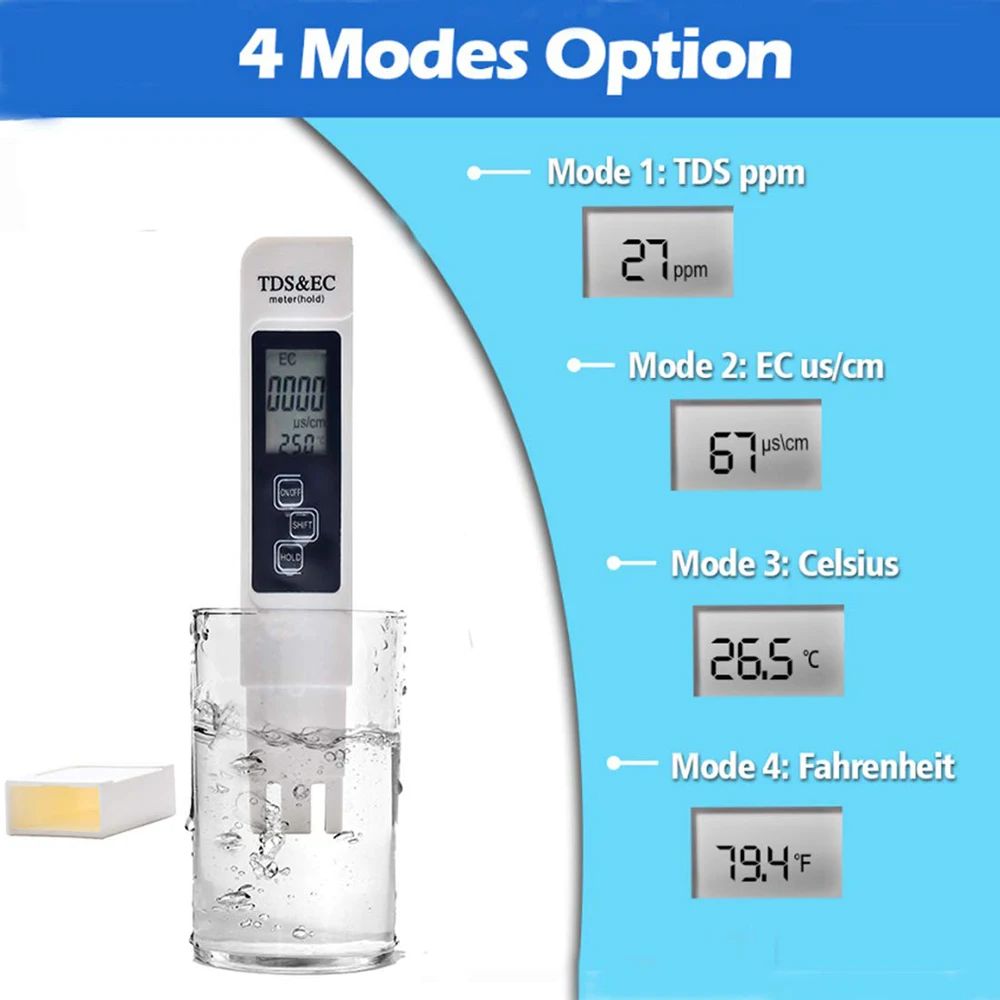 Meteran Penguji Air TDS EC Dig - Ph Meter Digital Water Tester ulasan dan harga