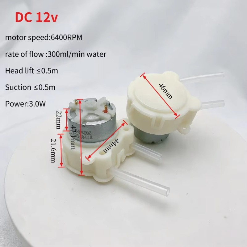 Pompa Peristaltik Mikro DC 12V - Mini Peristaltic Pump 12V ulasan dan harga